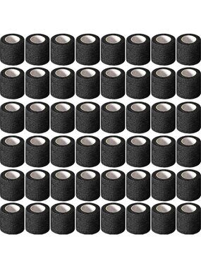 96 Pack Self-Adhesive Bandage Wraps - 2" x 5 Yards, Elastic Athletic Tape
